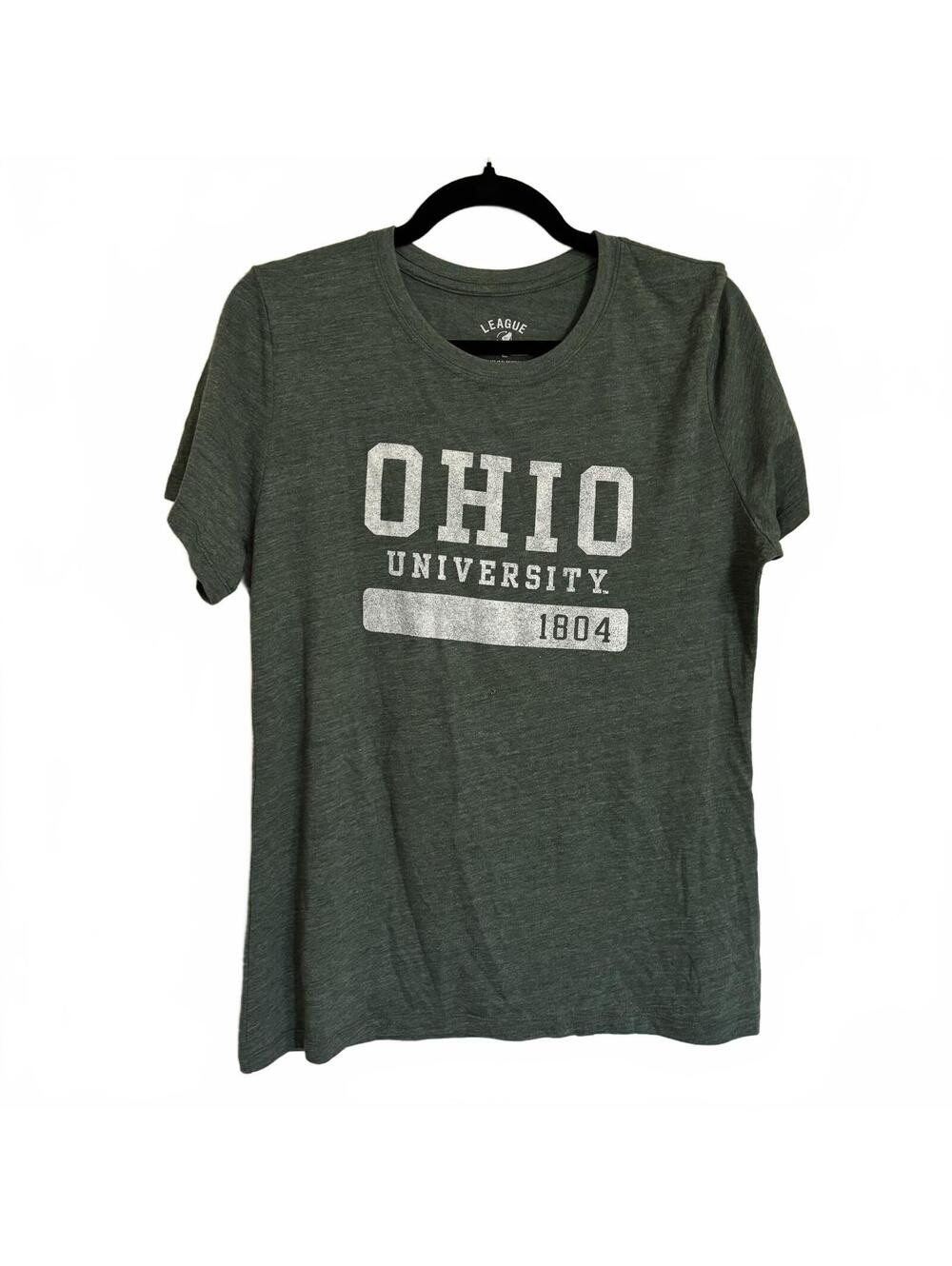 Collegiate Retro heritage sport Americana League Ohio University T-Shirt Size L